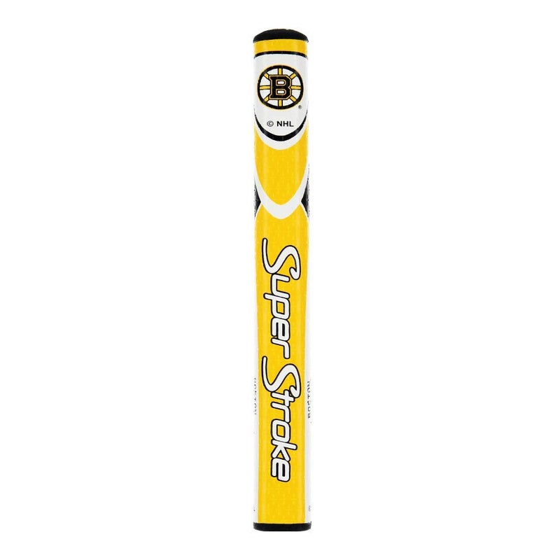Super Stroke SuperStroke NHL Golf Putter Grip, Boston Bruins (Mid Slim 2.0) | Officially Licensed Through Team Golf | Cross-Traction Surface Texture and Oversized Profile | Even Grip Pressure,Black/Gold - Image 1